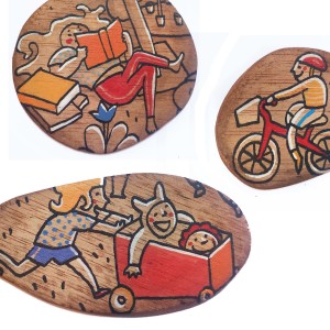 Ilustraciones ciclistas